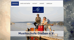 Desktop Screenshot of musikschule-diessen.de